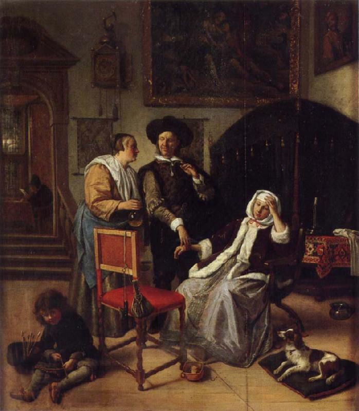 Jan Steen The Doctor-s vistit China oil painting art
